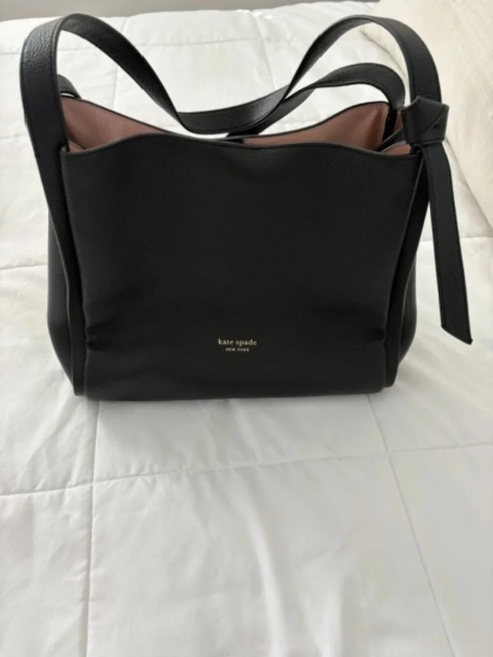 Kate Spade Black Leather Shoulder Bag